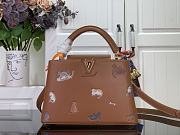 Okify Louis Vuitton Capucines BB Bag In Brown With Cat M25874 27x17.3x9cm - 1