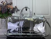 Okify Louis Vuitton Keepall Bandoulière 50 Bag In Silver 50x29x23cm - 3
