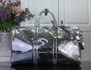 Okify Louis Vuitton Keepall Bandoulière 50 Bag In Silver 50x29x23cm - 1