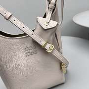 Okify MiuMiu Small Bucket Bag In Light Pink 22x16x8cm - 5