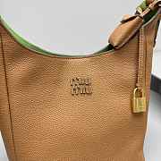 Okify MiuMiu Large Bucket Bag In Brown 30x23x13cm - 6