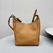 Okify MiuMiu Large Bucket Bag In Brown 30x23x13cm - 5