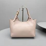 Okify MiuMiu Leather Handbag In Light Pink 26x17x13cm - 2
