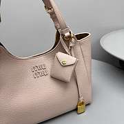 Okify MiuMiu Leather Handbag In Light Pink 26x17x13cm - 5