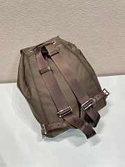 Okify Prada Small Brown Backpack 1BZ0197 35x25x15cm  - 2