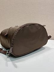 Okify Prada Small Brown Backpack 1BZ0197 35x25x15cm  - 5
