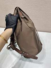 Okify Prada Small Brown Backpack 1BZ0197 35x25x15cm  - 4