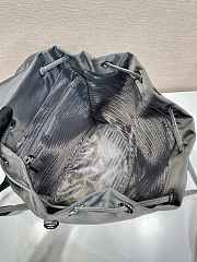 Okify Prada Small Gray Backpack 1BZ0197 35x25x15cm  - 6