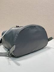 Okify Prada Small Gray Backpack 1BZ0197 35x25x15cm  - 4