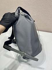 Okify Prada Small Gray Backpack 1BZ0197 35x25x15cm  - 2