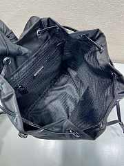 Okify Prada Small Black Backpack 1BZ0197 35x25x15cm  - 6