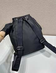 Okify Prada Small Black Backpack 1BZ0197 35x25x15cm  - 3