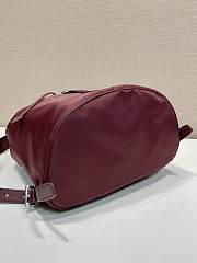 Okify Prada Small Red Backpack 1BZ0197 35x25x15cm  - 2