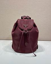 Okify Prada Small Red Backpack 1BZ0197 35x25x15cm  - 1