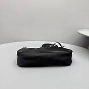 Okify Prada Hobo Bag In Black With Small Purse 22x12x6cm - 3