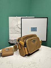 Okify Prada Saffiano Shoulder Bag In Brown 2VH172 18x11.5x5cm - 4