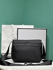 Okify Prada Re-Nylon Shoulder Bag In Black 1BD953 27x20.5x12cm - 3