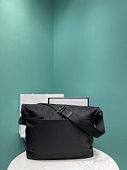 Okify Prada Re-Nylon And Saffiano Leather Shoulder Bag In Black 2VD052 30x27.5x14.5cm - 3