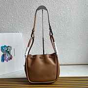 Okify Prada Bucket Bag In Brown 1BE087 22x21x10.5cm - 5