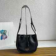 Okify Prada Bucket Bag In Black 1BE087 22x21x10.5cm - 1