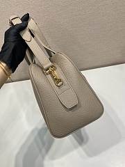 Okify Prada Large Leather Top Handle Bag In Gray 1BB148 33x22x14cm - 3