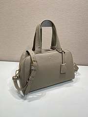 Okify Prada Large Leather Top Handle Bag In Gray 1BB148 33x22x14cm - 6