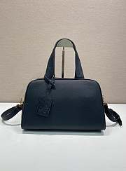 Okify Prada Large Leather Top Handle Bag In Black 1BB148 33x22x14cm - 5