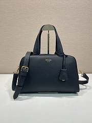 Okify Prada Large Leather Top Handle Bag In Black 1BB148 33x22x14cm - 1