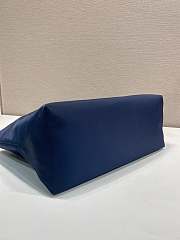 Okify Prada Re-Edition 1978 Medium Re-Nylon And Saffiano Leather Tote Bag In Blue 1BG555 35x26x25cm - 5