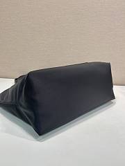 Okify Prada Re-Edition 1978 Medium Re-Nylon And Saffiano Leather Tote Bag In Black 1BG555 35x26x25cm - 3