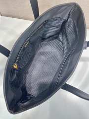 Okify Prada Re-Edition 1978 Medium Re-Nylon And Saffiano Leather Tote Bag In Black 1BG555 35x26x25cm - 4