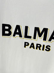 Okify Balmain White/Black T-shirt 26458 - 3
