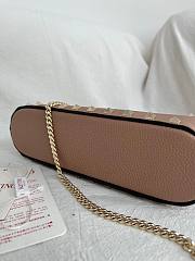 Okify Valentino Garavani Rockstud Small Bag In Brown 23x15.5x6cm - 6