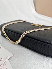 Okify Valentino Vlogo Signature Bag In Black Calfskin 21.5x13x3cm - 5