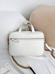 Okify Valentino Garavani Viva Superstar Small Bag In Black And White Lambskin 23x16x8cm - 3