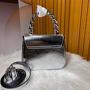 Okify Versace La Medusa Mini Bag In Silver 16x12x6cm - 3