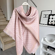 Okify Louis Vuitton Pink Square Scarf 140x140cm - 6