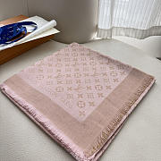 Okify Louis Vuitton Pink Square Scarf 140x140cm - 4