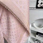 Okify Louis Vuitton Pink Square Scarf 140x140cm - 3