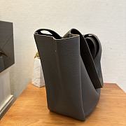 Okify YSL LE 5 À 7 Bea Bag In Light Musk Grained Leather 50x28x18cm - 2