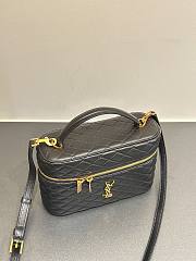 Okify YSL Gaby Vanity Bag In Black Lambskin 22.5x15x8cm - 2