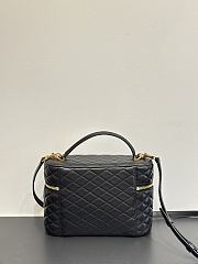 Okify YSL Gaby Vanity Bag In Black Lambskin 22.5x15x8cm - 3
