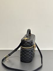 Okify YSL Gaby Vanity Bag In Black Lambskin 22.5x15x8cm - 4