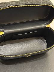 Okify YSL Gaby Vanity Bag In Black Lambskin 22.5x15x8cm - 6