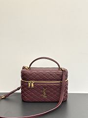 Okify YSL Gaby Vanity Bag In Dark Red Lambskin 22.5x15x8cm - 1