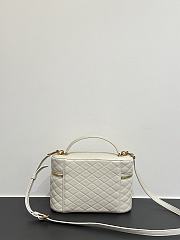 Okify YSL Gaby Vanity Bag In White Lambskin 22.5x15x8cm - 6