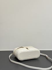 Okify YSL Gaby Vanity Bag In White Lambskin 22.5x15x8cm - 4