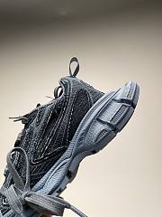 Okify Balenciaga 3XL Gray Denim Sneakers  - 5