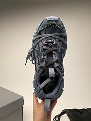Okify Balenciaga 3XL Gray Denim Sneakers  - 6