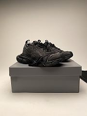 Okify Balenciaga 3XL Black Denim Sneakers  - 1